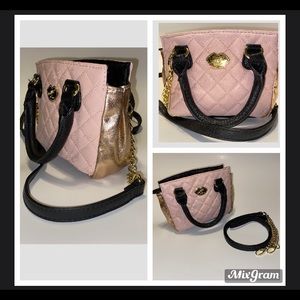 LUV BETSEY BetseyJohnson Pink Quilted Satchel
